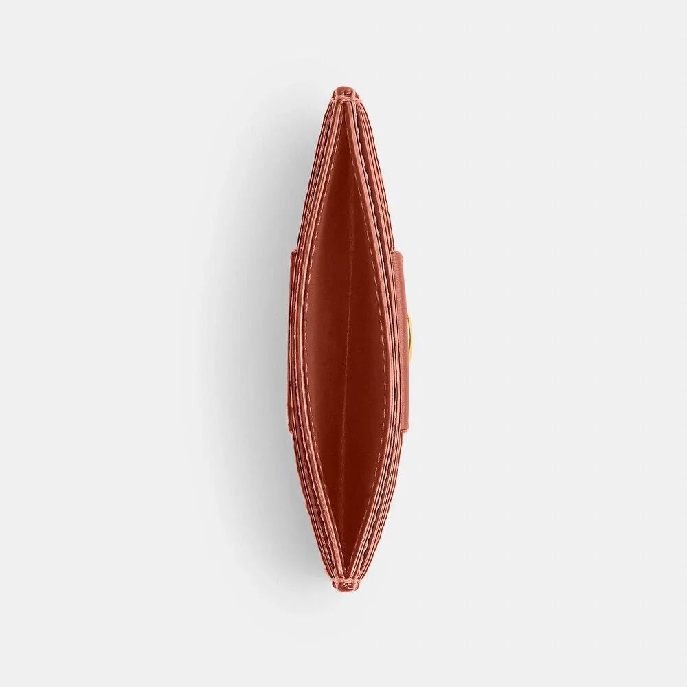 Coach Outlet Essential Card Case In Signature Canvas